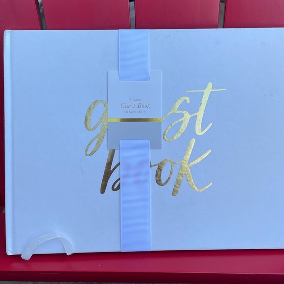 Wedding Items 60 Page Guest Book + 40 Piece Boxed Cards NEW - Picture 2 of 7